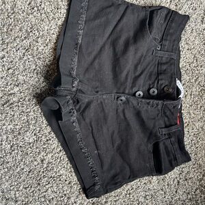 Celebrity Pink Black Jean Shorts